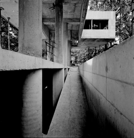 Im Bau befindliche Rampe