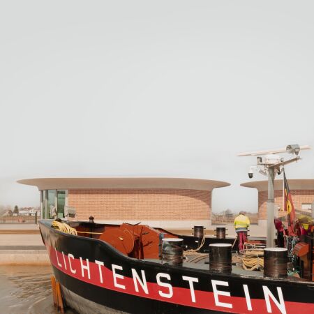 Schleusengebude bei Heidelberg von Ecker Architekten