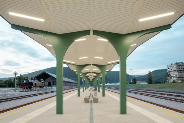 Bahnhofsneugestaltung in Nova Gorica von Sadar+Vuga