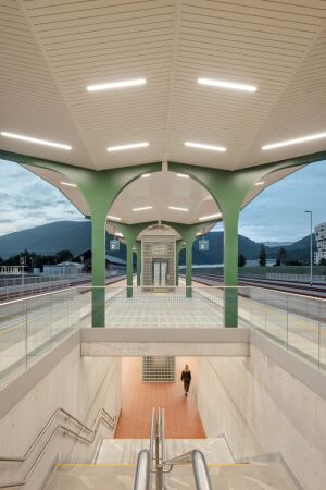 Bahnhofsneugestaltung in Nova Gorica von Sadar+Vuga