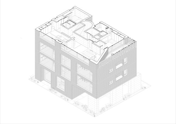 Isometrischer Grundriss