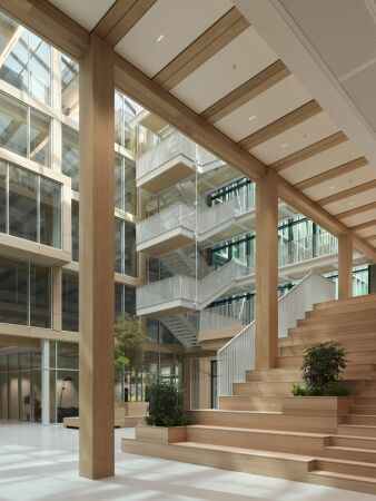 Holzhybrid im Werksviertel von C. F. Mller