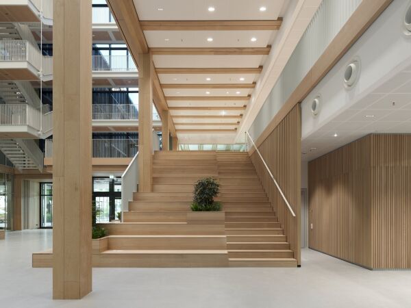 Holzhybrid im Werksviertel von C. F. Mller