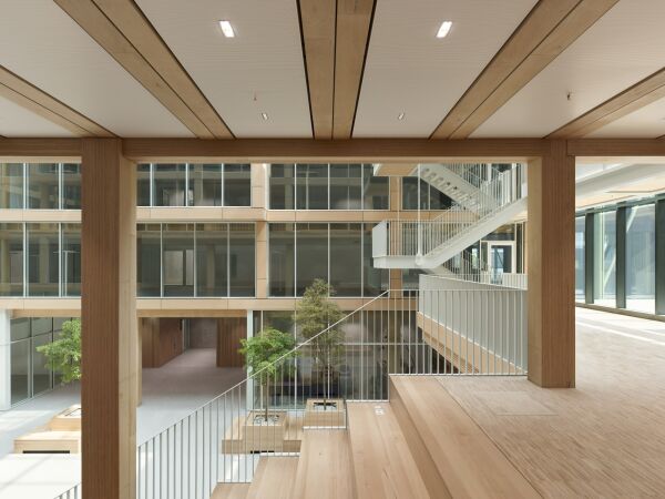 Holzhybrid im Werksviertel von C. F. Mller