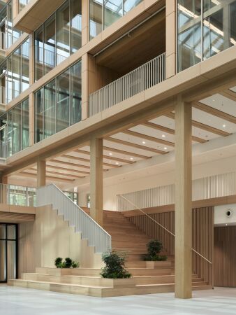 Holzhybrid im Werksviertel von C. F. Mller