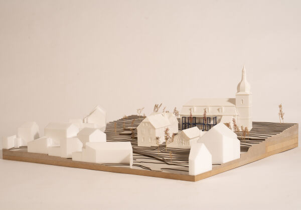 Die Mitte des Dorfes - Gemeinschaft stiftende Rume auf dem Land von Jan Pleines (Bauhaus-Universitt Weimar)