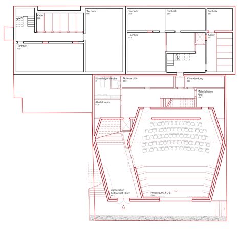 1. Preis: Barkow Leibinger, Grundriss UG