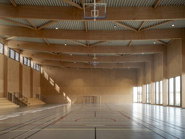 Sporthalle von ateliers o-s architectes