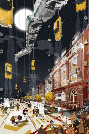 Shortlist Kategorie Hybrid 2023: �The Urban Anthro-Scape: Above� von Alexander Jeong