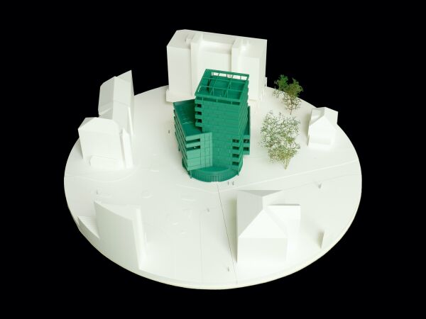 Wohn- und Gesch�ftshaus in Biel von HHF