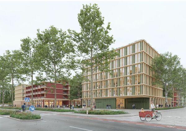 1. Preis: schneider+schumacher Stdtebau (Frankfurt a. M.) mit Carla Lo Landschaftsarchitektur (Wien)