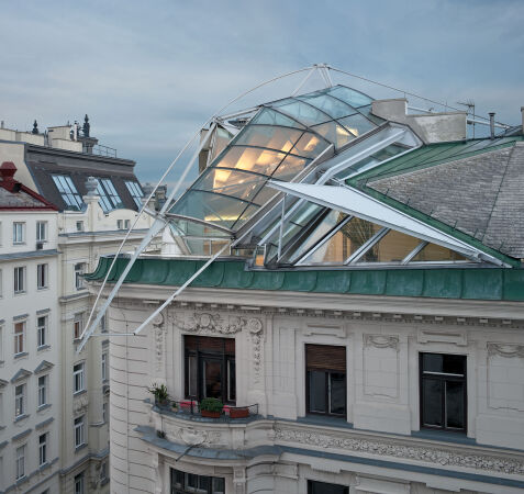Rooftop Remodelling Falkestrasse in Wien (1988)