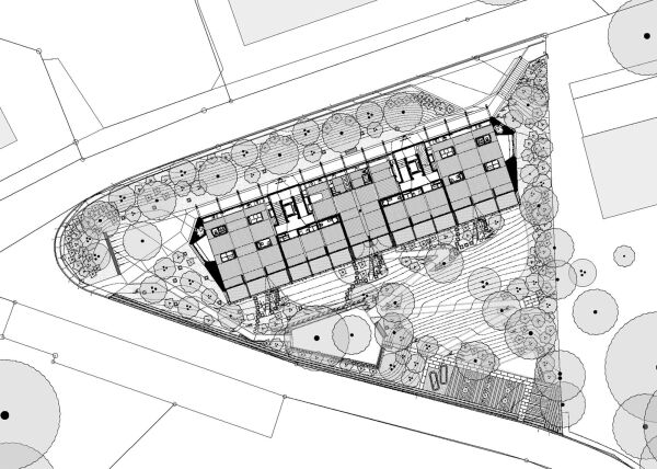 Grundriss Erdgeschoss mit Umgriff