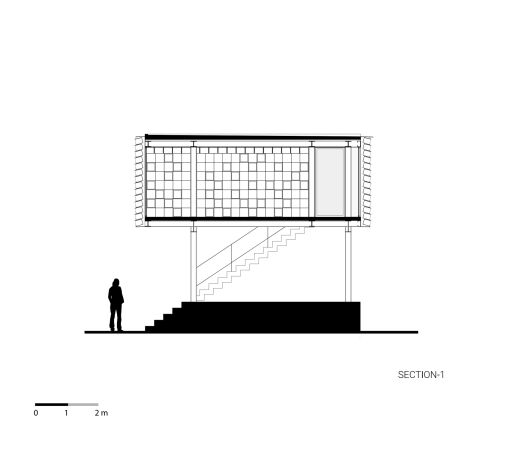 Microlibrary Bima in Bandung; Ansicht