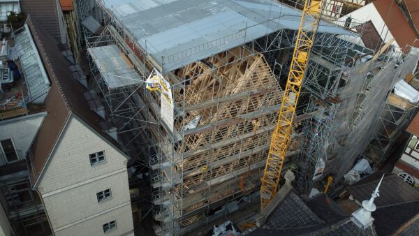 Baustellenbesuch in Reutlingen mit wulf architekten und str.ucture