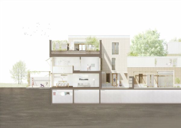 Perspektivischer Schnitt