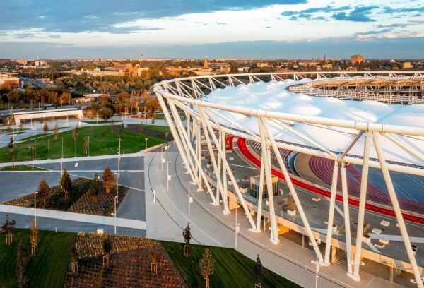 Stadionumbau in Budapest von NAPUR Architect
