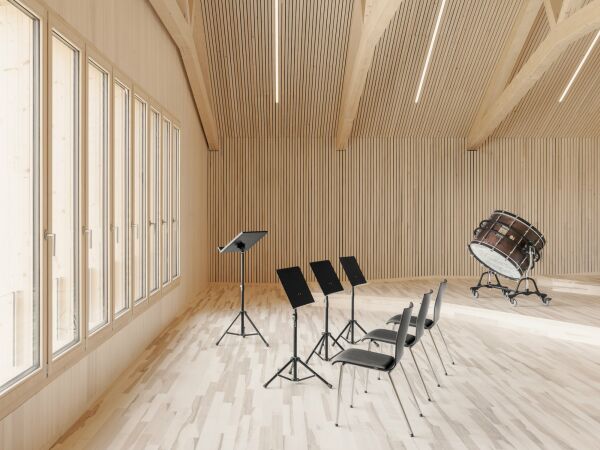 Gemeindezentrum in Langen bei Bregenz von MWArchitekten