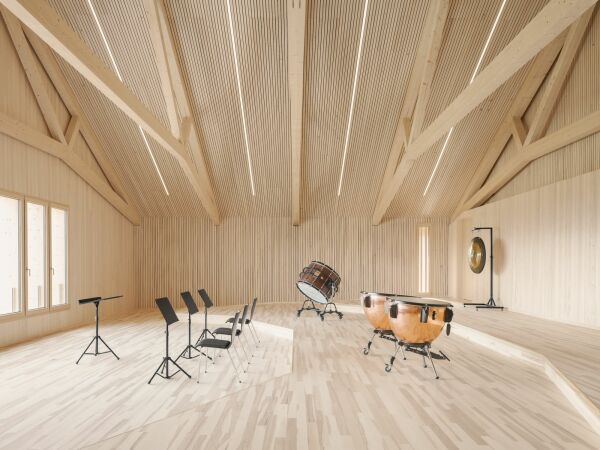 Gemeindezentrum in Langen bei Bregenz von MWArchitekten