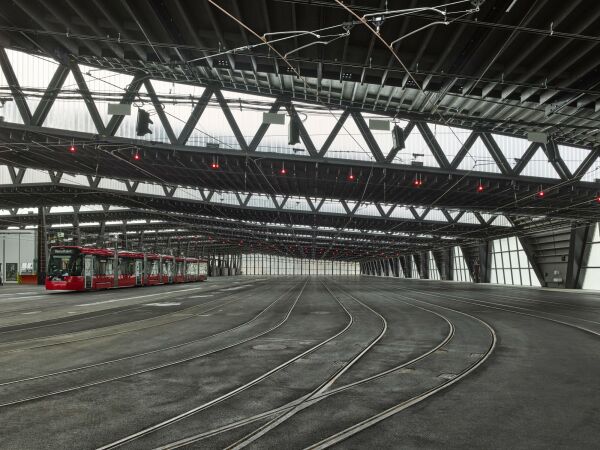 Erweitertes Tramdepot in Bern von Penzel Valier