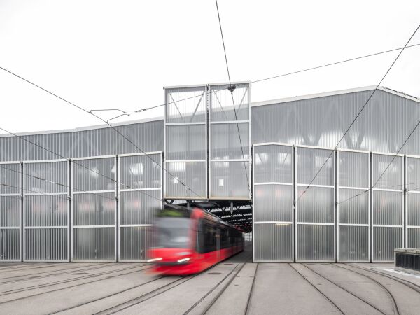 Erweitertes Tramdepot in Bern von Penzel Valier