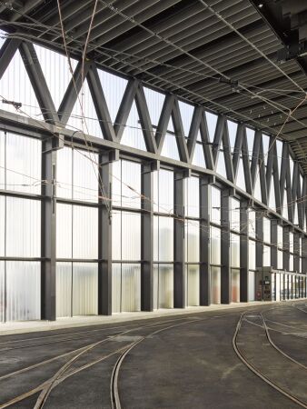 Erweitertes Tramdepot in Bern von Penzel Valier