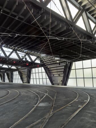 Erweitertes Tramdepot in Bern von Penzel Valier