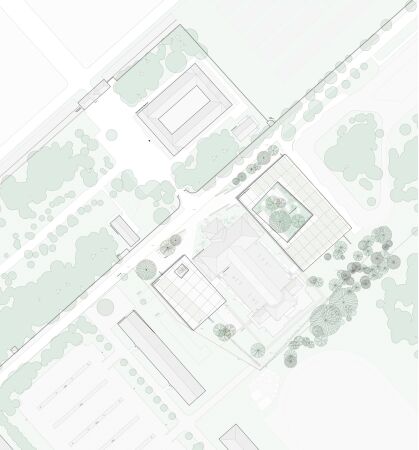 2. Preis: Gustav D�sing und FAKT � Office for Architecture (beide Berlin) mit Bureau B+B Urbanism and Landscape Architecture (Amsterdam), Lageplan