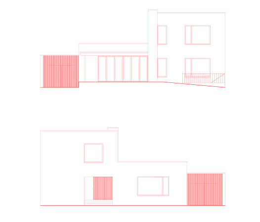 Ansicht Nord, Ansicht Sd