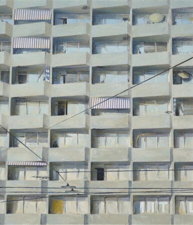 Hausfassade von Wolfram Ebersbach, 1974