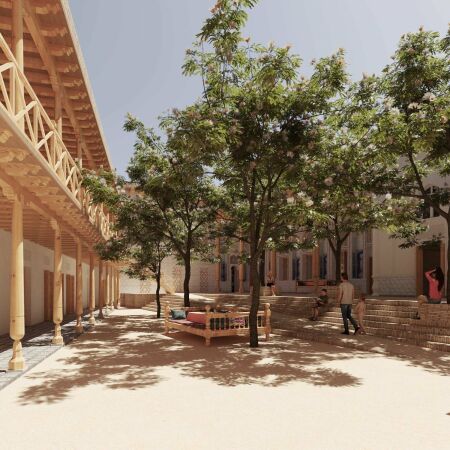 Lina Ghotmeh plant in Buxoro