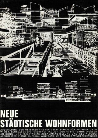 Plakat Neue Stdtische Wohnformen zu einer Ausstellung der GFA im Jahr 1966