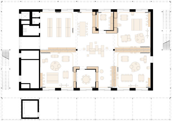 Grundriss Erdgeschoss (Stammgruppe)