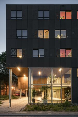 Studierendenwohnheim in Delft von Studioninedots