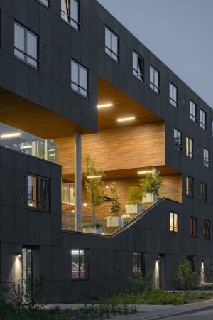 Studierendenwohnheim in Delft von Studioninedots