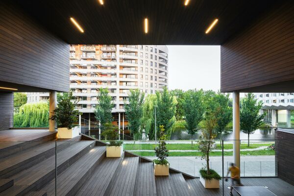 Studierendenwohnheim in Delft von Studioninedots