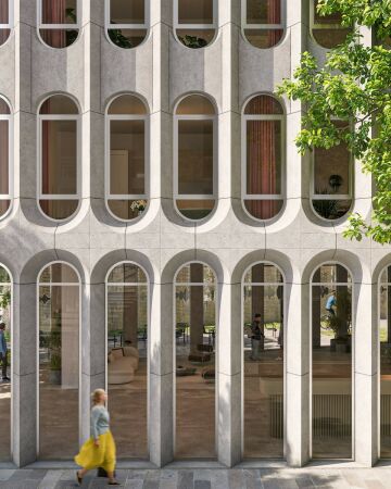 Trockland Funkytown, Station C, geplant von Julian Breinersdorfer Architekten