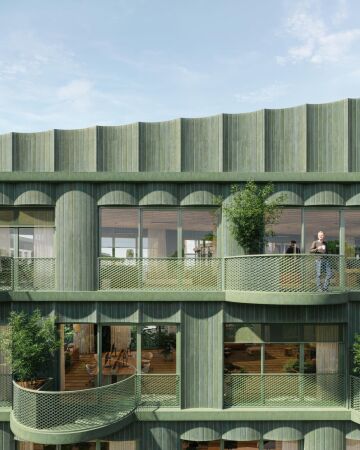 Trockland Funkytown, Station H, geplant von Thomas Hillig Architekten