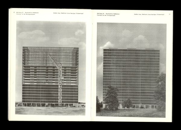 Neue Tendenzen und Aufgaben im Wohnungsbau. Erl�utert und dargestellt am Projekt Morillon, Bern, Konstruktion Hochbauten, Fotomontage, Dozent: Herbert Ohl, Student: Frank Geisler, 1960