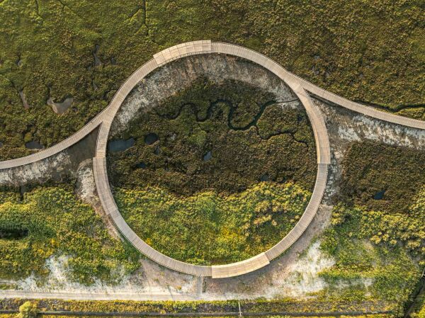 Fu- und Radweg bei Lissabon von Topiaris Landscape