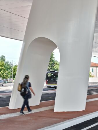 Busbahnhof im nordostitalienischen Cesena
