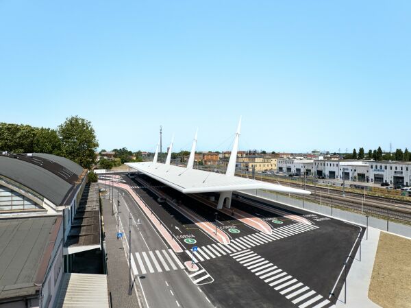 Busbahnhof im nordostitalienischen Cesena