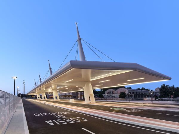 Busbahnhof im nordostitalienischen Cesena