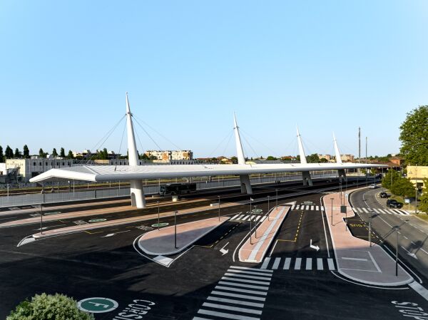Busbahnhof im nordostitalienischen Cesena