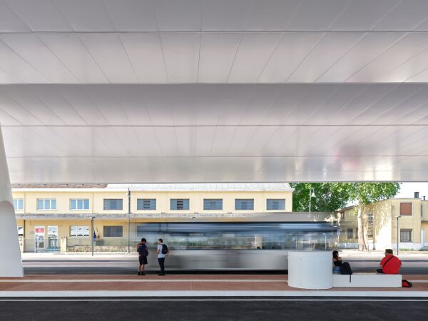 Busbahnhof im nordostitalienischen Cesena