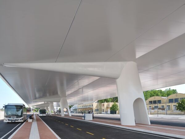 Busbahnhof im nordostitalienischen Cesena