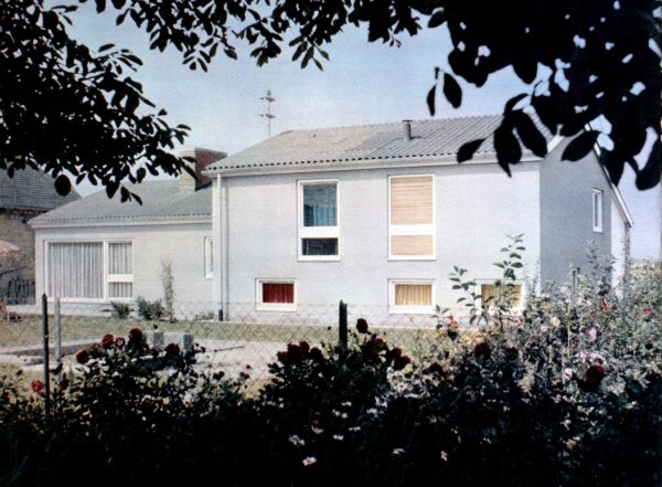 Schner Wohnen 01/1962: Haus D in Eggenstein von Peter Josef Treitz (1960)