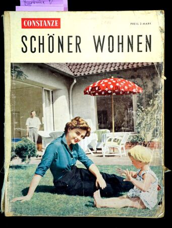 Cover eines der ersten Ausgaben von Schner Wohnen, die um 1955 als Sonderausgabe der Constanze erschien