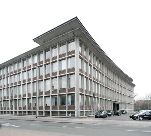 Walter Hmer mit Werner Ruhnau: ehemalige Landwirtschaftskammer in Mnster (1951/52) vor Sanierung 2006