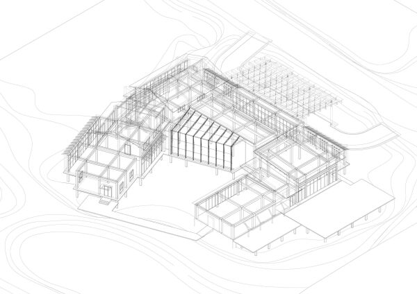 Axonometrie vor dem Umbau